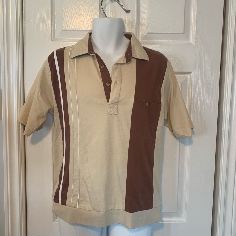 Haband Casual Joe banded bottom polo. Medium.